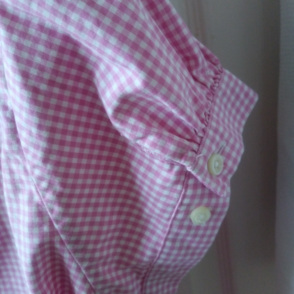 Ralph Lauren Sport pink and white small checkered.